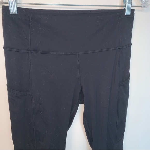 Lululemon Fast & Free 7/8 Tight II *Non-Reflective Nulux 25" Black 8 - Picture 7 of 11